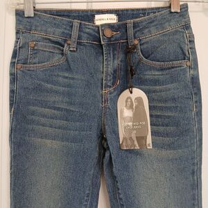 Kendall & Kylie Kontent Mid Rise Crop Jeans Sz 25" Stretch Blue NWT